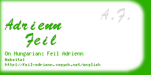 adrienn feil business card